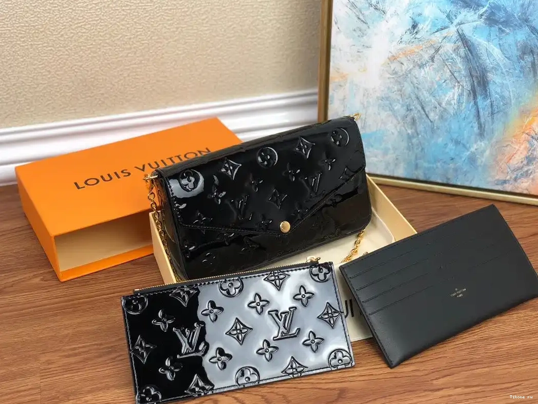 Affordable VUITTON FÉLICIE LOUIS POCHETTE 0620